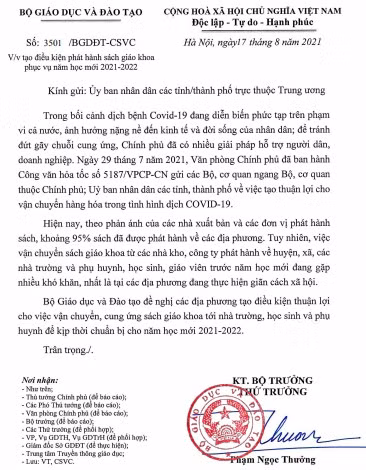 Tạo thuận lợi cho việc phát hành sách giáo khoa phục vụ năm học mới ảnh 1