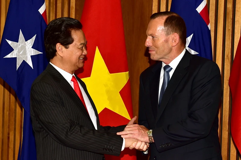 Thủ tướng Nguyễn Tấn Dũng và Thủ tướng Tony Abbott 