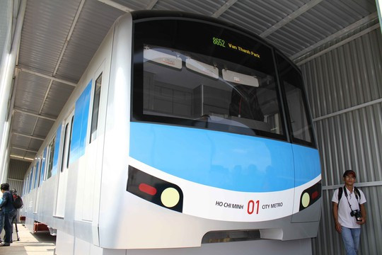 Cận cảnh bên trong tàu điện ngầm đầu tiên của Việt Nam ảnh 4 Cận cảnh bên trong tàu điện ngầm đầu tiên của Việt Nam