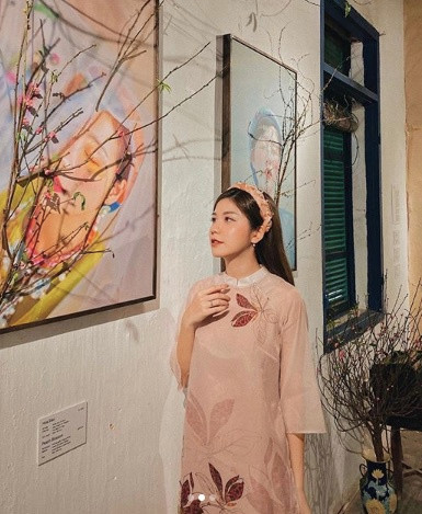 Hoi hot girl, rich kid khoe dien ao dai don Tet hinh anh 9 an_1.jpg