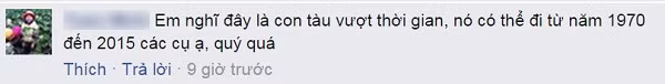 Nhiều ý kiến bình luận hài hước về màu sắc của mẫu tàu.