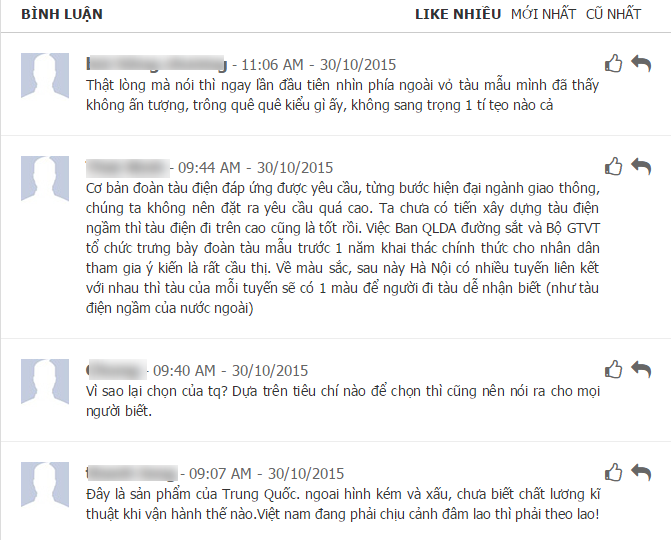 Cũng có nhiều ý kiến ủng hộ mẫu tàu này, đồng thời đưa ra một số góp ý mang tính tích cực.