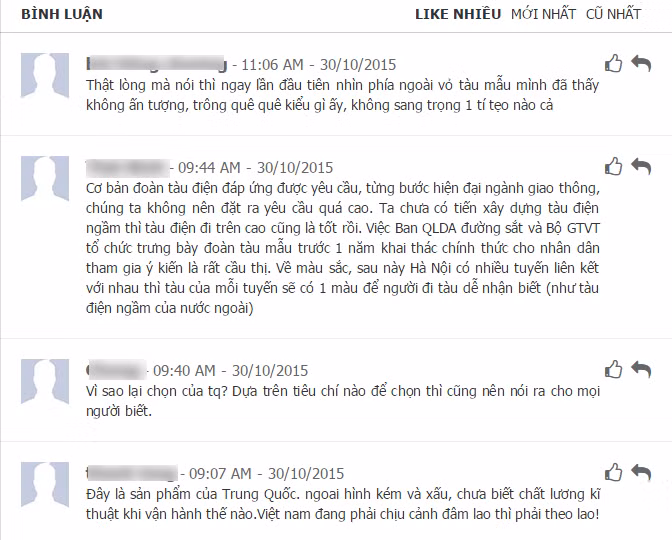 Cũng có nhiều ý kiến ủng hộ mẫu tàu này, đồng thời đưa ra một số góp ý mang tính tích cực.