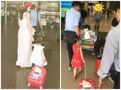 Bé Bánh Gạo con gái Thủy Tiên – Công Vinh lần đầu lộ diện - Ảnh 4