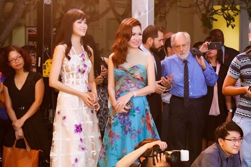 Thùy Dung nổi bật với váy ren trắng 