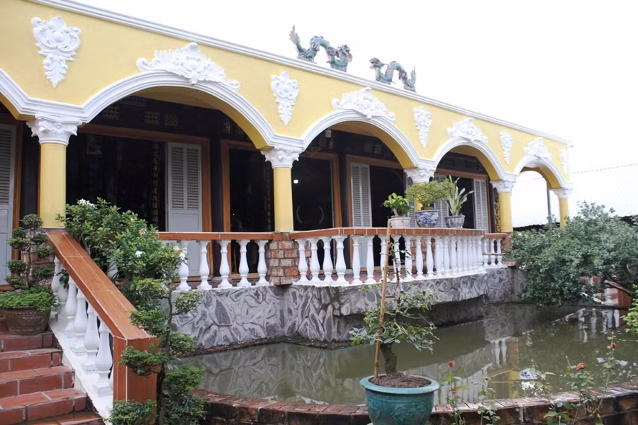 Ngôi nhà được thiết kế kiến trúc "Đông - Tây hội ngộ"