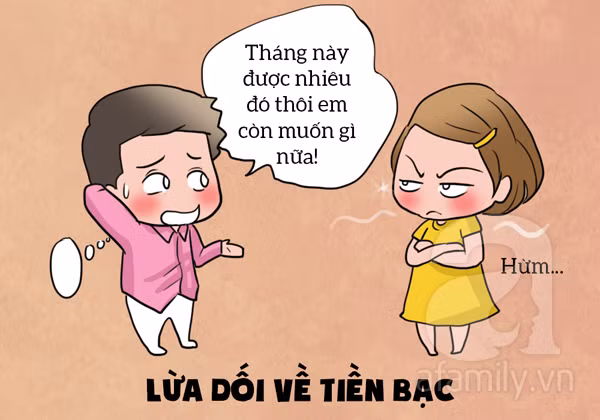 Hành động có hại cho hôn nhân.