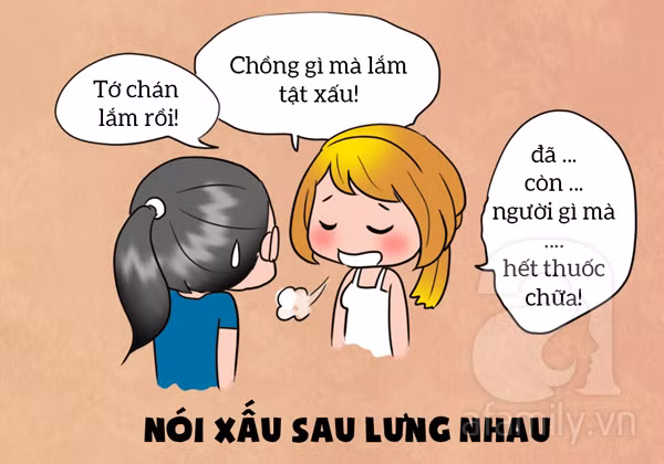 Hành động có hại cho hôn nhân.