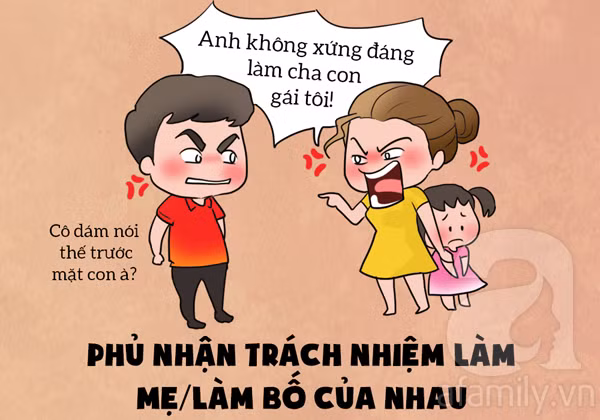 Hành động có hại cho hôn nhân.