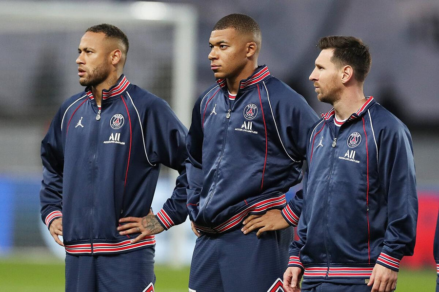 Bộ ba Neymar, Mbappe, Messi (từ trái qua) đều là những ngôi sao cá tính.