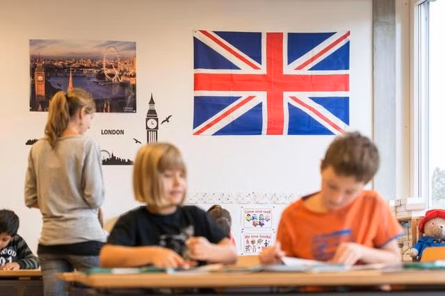 Một lớp học ở Thụy Sĩ.