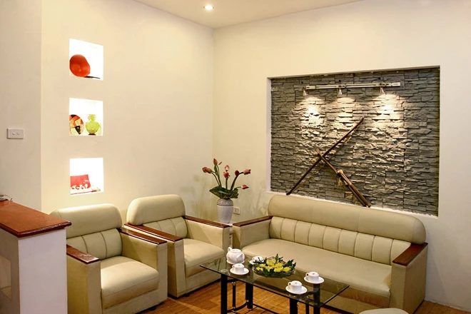Ngôi nhà với màu đỏ may mắn
