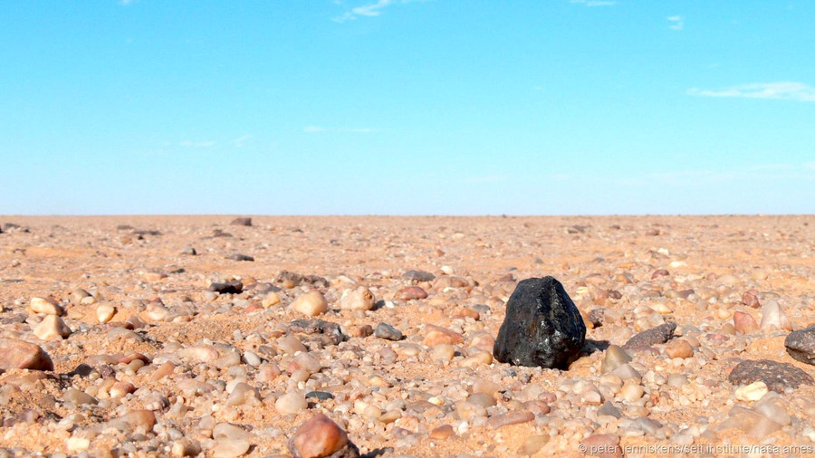 A bit of the Almahata Sitta meteorite