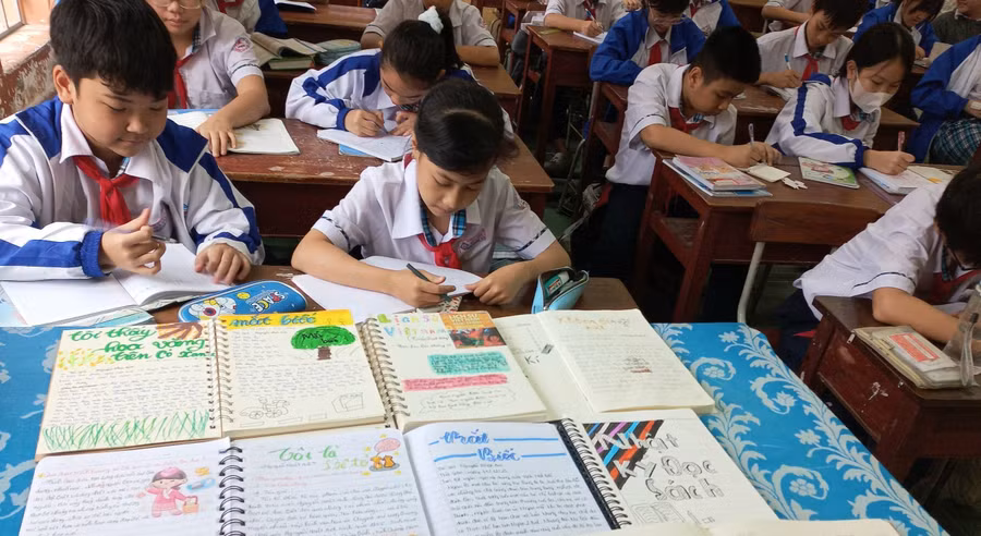 Nhật kí đọc sách của một số học sinh lớp 6/3, Trường THCS Duy Tân.