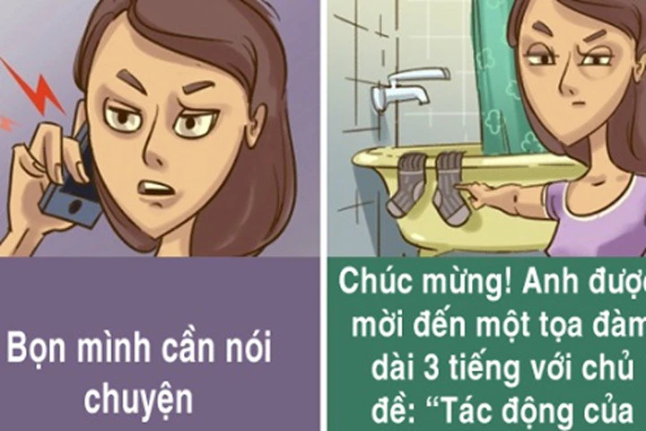 Lời của hội con gái bị "méo mó" thế nào khi qua tai con trai