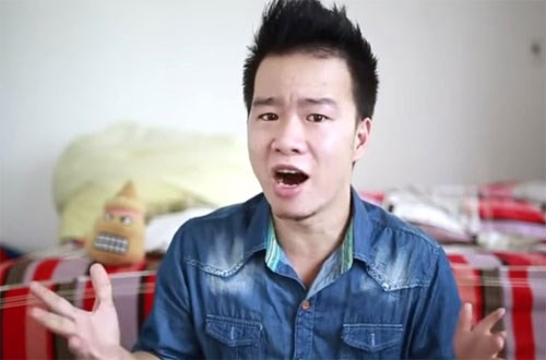 Nguyễn Phúc Gia Huy. Ảnh Vlog của Huy