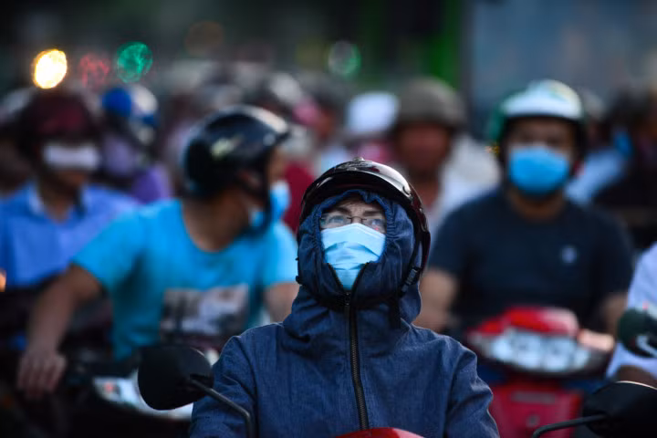 Cảnh kẹt xe không lối thoát ở Sài Gòn