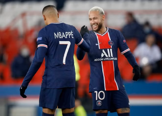 Neymar – Mbappe cùng nhau tỏa sáng giúp PSG đi tiếp vào vòng 1/8 Champions League.
