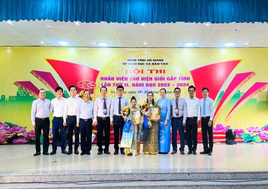 An Giang tổng kết trao giải Hội thi nhân viên thư viện giỏi cấp tỉnh lần thứ 11 năm 2023.