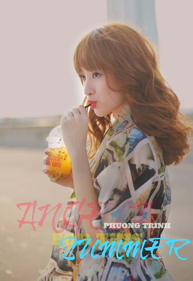 Angela Phương Trinh để tóc mái ngang lạ lẫm xuống phố