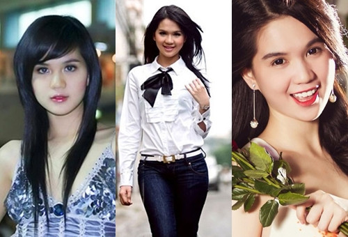 Ngọc Trinh những ngày đầu làm người mẫu có ngoại hình không mấy nổi bật so với bây giờ. ngoc-trinh-4892-1429087142.jpg