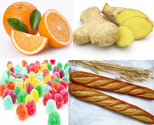 Cam, kẹo ngọt, bánh mỳ, gừng tươi có thể làm giảm triệu chứng say xe. Chống say tàu xe ngày Tết mà không cần thuốc - Ảnh 2