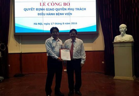 Quyết định bổ nhiệm người đứng đầu Bệnh viện Việt Đức - Ảnh 1 Quyet dinh bo nhiem nguoi dung dau Benh vien Viet Duc - Anh 1
