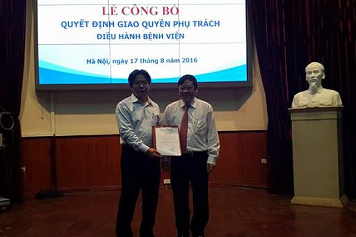 Quyết định bổ nhiệm người đứng đầu Bệnh viện Việt Đức