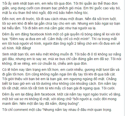 Không dám công khai tình yêu vì bạn trai đi xe "cùi bắp"