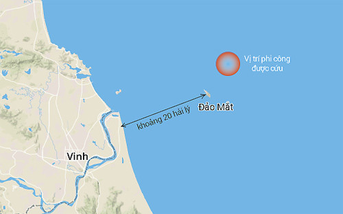 Vị trí tìm kiếm phi công còn lại cách vị trí phát hiện phi công Cường khoảng vài km2. hai-phi-cong-su-30-nhin-thay-nhau-khi-roi-xuong-bien-1