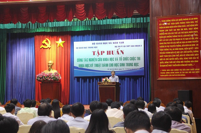 Buổi tập huấn diễn ra trong hai ngày 13 và 14/10