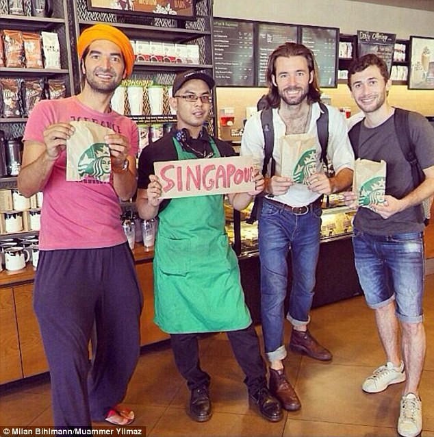 Sau khi rời Pháp, đôi bạn đi đến Đức, Áo, Slovakia, Hungary, Romania, Thổ Nhĩ Kỳ, Armenia, Iran, Pakistan, Ấn Độ, Mỹ Myanmar, và Singapore. Sau đó họ bay đến San Francisco, New York trước khi trở về Paris.