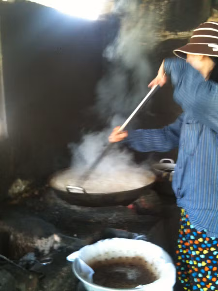 Nấu mỡ bẩn tại Hưng Yên.