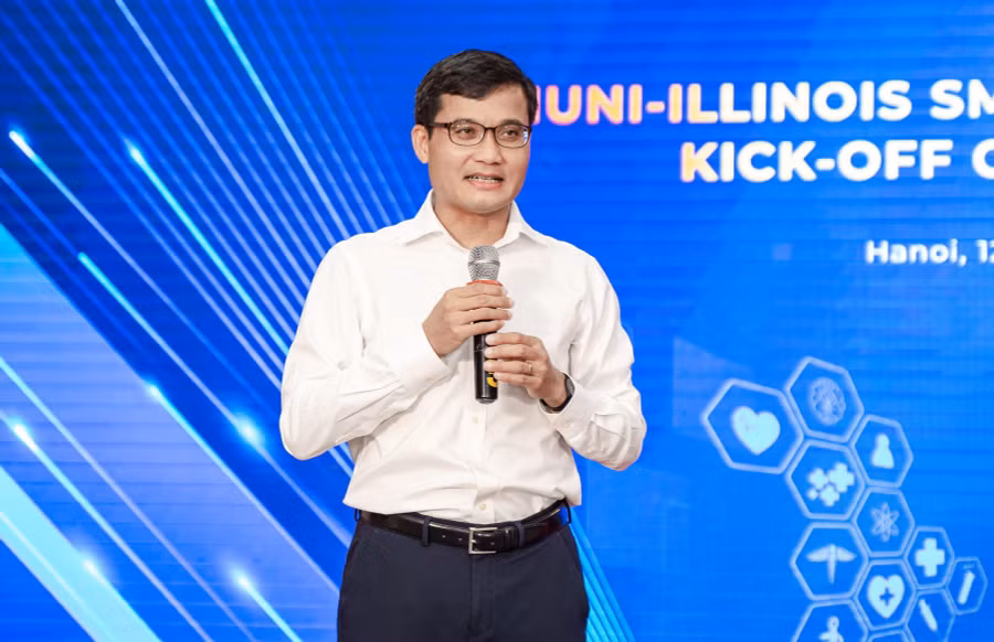 Ông Minh Đỗ - Giám đốc Trung tâm VISHC, Phó Hiệu trưởng danh dự VinUni.