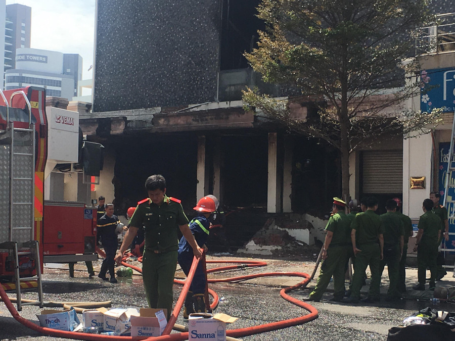 Đám cháy tại số nhà 17 đã được khống chế