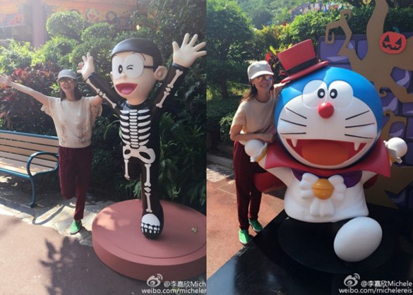 Những hình ảnh trong chuyến đi chơi được Gia Hân chia sẻ. hoa-hau-hong-kong-huong-cuoc-song-sang-giau-ben-dai-gia-3