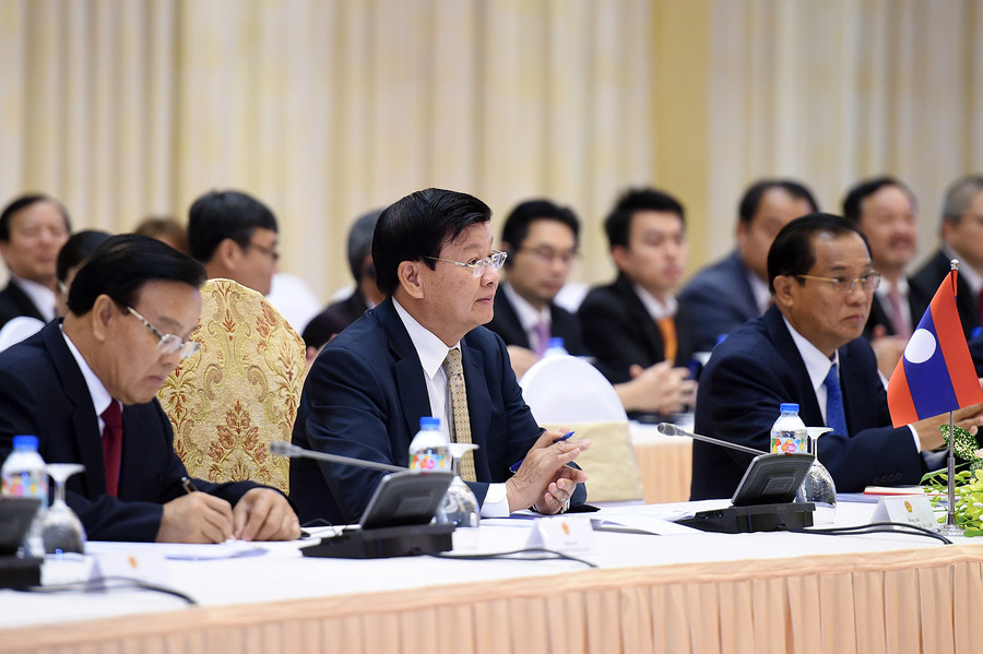 Thủ tướng Lào Thongloun Sisoulith phát biểu tại kỳ họp. Ảnh: VGP/Quang Hiếu