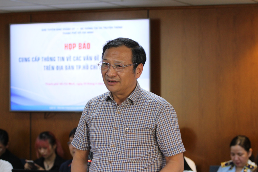 Ông Lê Hoài Nam - Phó Giám đốc Sở GD&amp;ĐT TPHCM. (Ảnh: Thành Nhân)