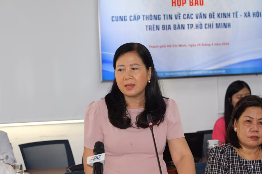 Bà Nguyễn Thị Thu Hiền, phó Phòng Giáo dục và Đào tạo TP Thủ Đức. (Ảnh: Thành Nhân)