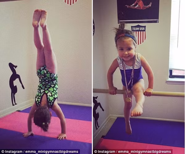 Thần đồng thể dục dụng cụ 3 tuổi làm chao đảo mạng xã hội - Ảnh 2.