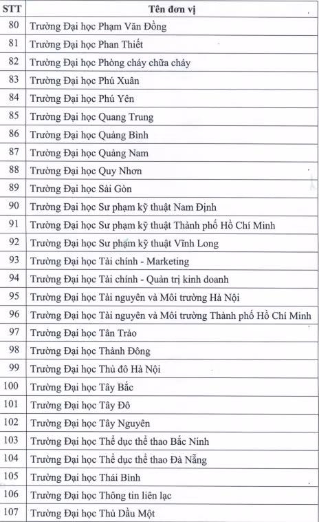 Công bố danh sách các đơn vị được tổ chức thi, cấp chứng chỉ ngoại ngữ, công nghệ thông tin ảnh 6