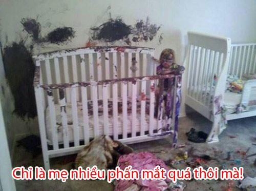 Cười té ghế với những tai nạn son phấn do bé yêu gây ra ảnh 13 cuoi te ghe voi nhung tai nan son phan do be yeu gay ra - 13