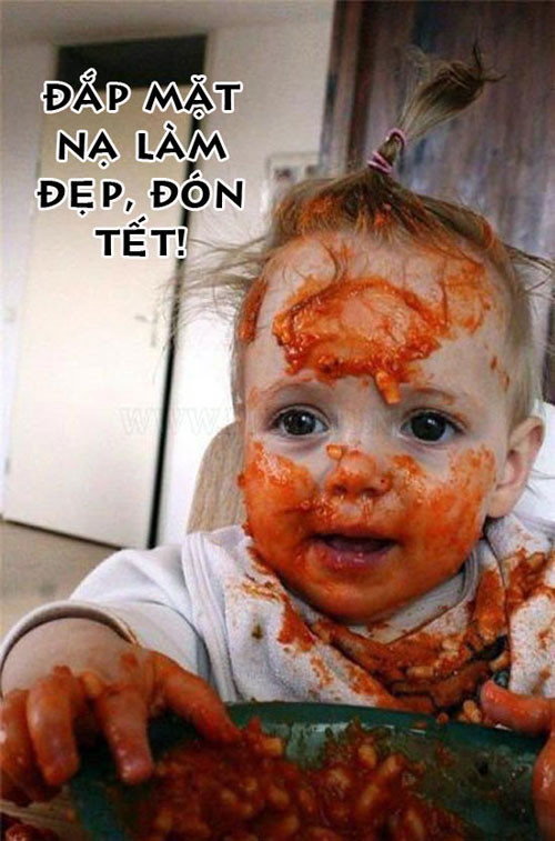 Cười té ghế với những tai nạn son phấn do bé yêu gây ra ảnh 8 cuoi te ghe voi nhung tai nan son phan do be yeu gay ra - 8