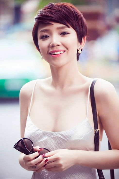 Tóc Tiên cá tính với tóc pixie. Tóc Tiên 1