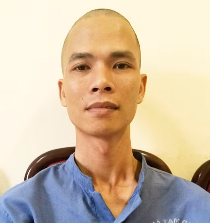 Khúc Xuân Tôn tại trại tạm giam.