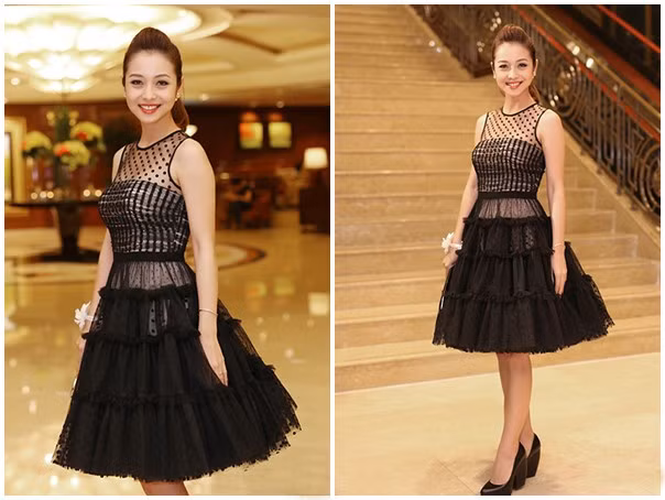 Mỹ nhân Việt nổi bật với trang phục tối màu