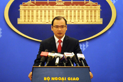 Người phát ngôn Bộ Ngoại giao Việt Nam Lê Hải Bình. Ảnh: Quý Đoàn DTD-0254-1-4731-1437649476.jpg
