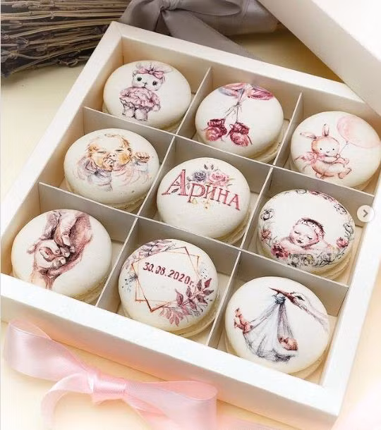 Trầm trồ trước những chiếc bánh Macarons được vẽ tay khiến bạn không nỡ ăn ảnh 10
