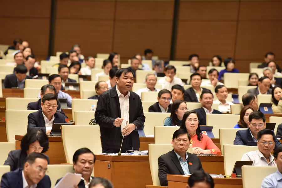 Bộ trưởng Bộ Nông nghiệp và Phát triển nông thôn Nguyễn Xuân Cường phát biểu. Ảnh: Quang Khánh