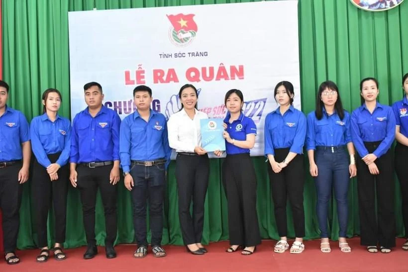 Lễ ra quân Tiếp sức mùa thi của tuổi trẻ Sóc Trăng.